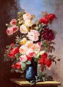 unknow artist, Floral, beautiful classical still life of flowers.133